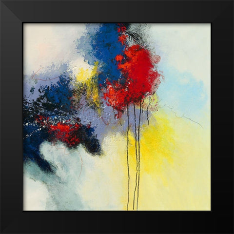 Out in the Open Black Modern Wood Framed Art Print by Jansen, Marja