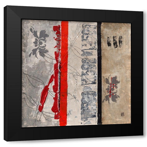 Fragile III Black Modern Wood Framed Art Print with Double Matting by Engelmann, Marie-Pascale