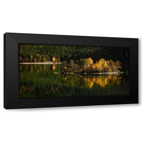 Nature Art Color III Black Modern Wood Framed Art Print by Steger, Uwe