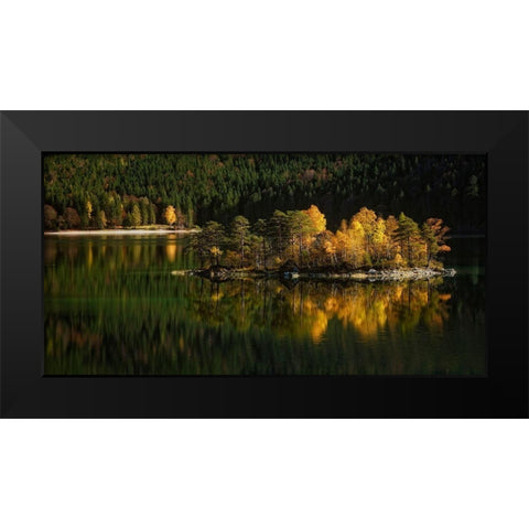 Nature Art Color III Black Modern Wood Framed Art Print by Steger, Uwe