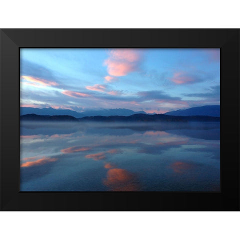 Nature Art Color V Black Modern Wood Framed Art Print by Steger, Uwe