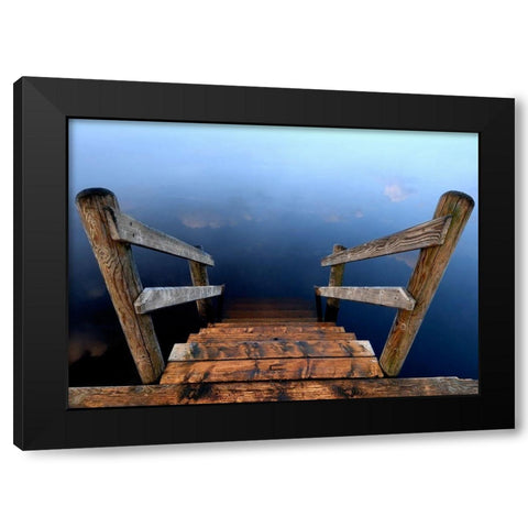 Nature Art Color VI Black Modern Wood Framed Art Print with Double Matting by Steger, Uwe