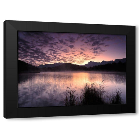 Nature Art Color VIII Black Modern Wood Framed Art Print with Double Matting by Steger, Uwe