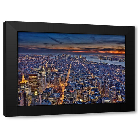 Gilded Fifth Black Modern Wood Framed Art Print with Double Matting by Terrible, Aurelien