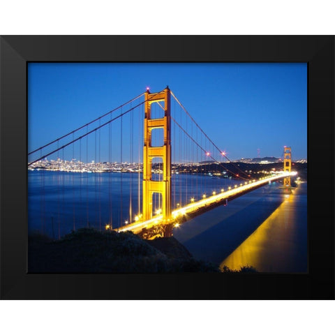 Hendrik Point Black Modern Wood Framed Art Print by Terrible, Aurelien