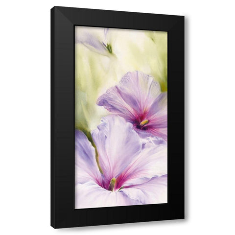Hibiscus Black Modern Wood Framed Art Print by Schmucker, Annette