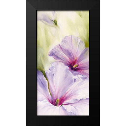 Hibiscus Black Modern Wood Framed Art Print by Schmucker, Annette