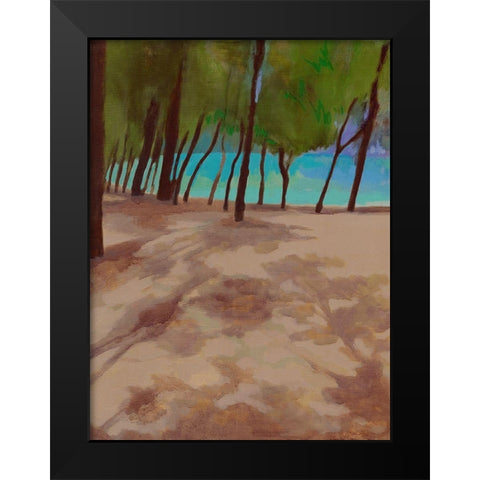 Mon Choisy I Black Modern Wood Framed Art Print by Mazur-Devaux, Ewa