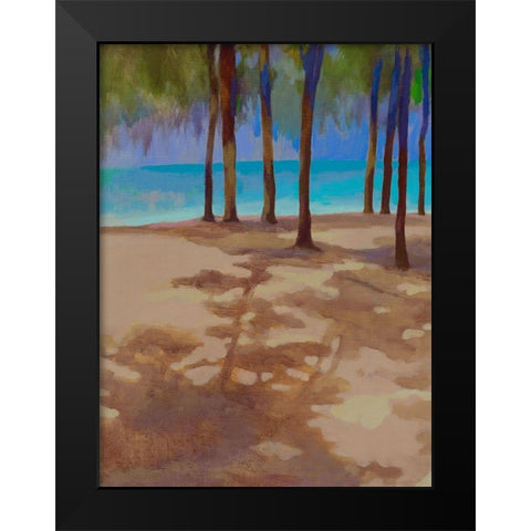 Mon Choisy II Black Modern Wood Framed Art Print by Mazur-Devaux, Ewa