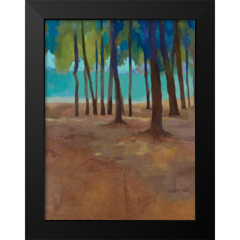 Mon Choisy IV Black Modern Wood Framed Art Print by Mazur-Devaux, Ewa