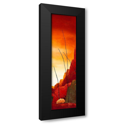 Le desert III Black Modern Wood Framed Art Print with Double Matting by Jadis