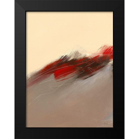 Prelude I Black Modern Wood Framed Art Print by Ball, Veronique