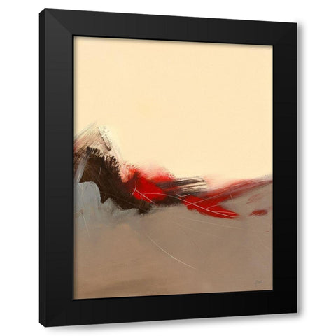 Prelude III Black Modern Wood Framed Art Print by Ball, Veronique