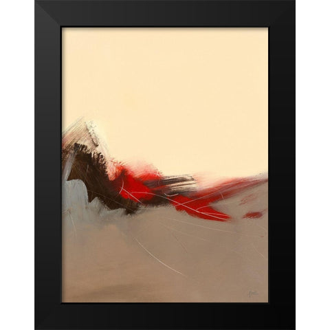 Prelude III Black Modern Wood Framed Art Print by Ball, Veronique