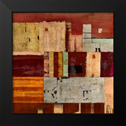 KAI 13 Black Modern Wood Framed Art Print by Richter-Armgart, Rose