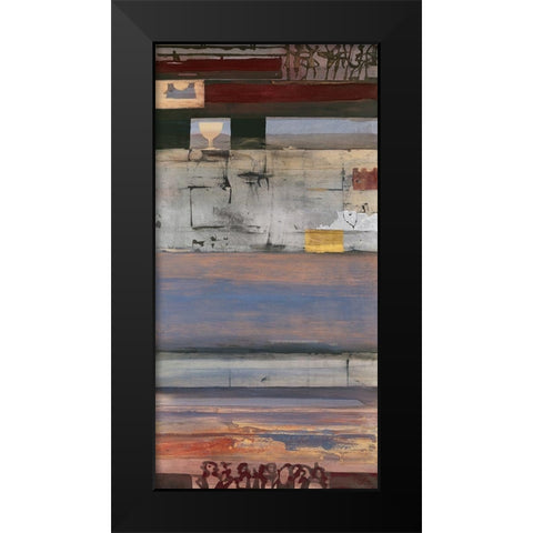 Sundown Black Modern Wood Framed Art Print by Richter-Armgart, Rose