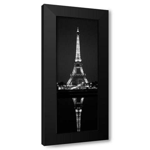 Eiffel  Reflection Black Modern Wood Framed Art Print by Butcher, Dave