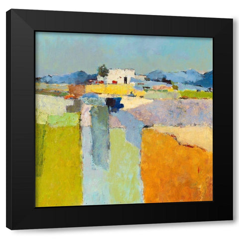 Mirabel II Black Modern Wood Framed Art Print by Groenhart, Jan