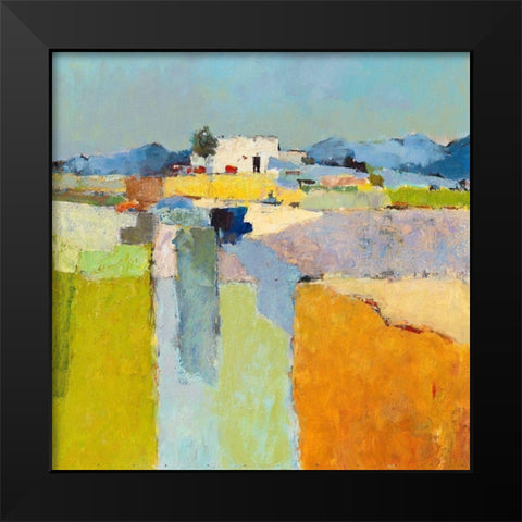 Mirabel II Black Modern Wood Framed Art Print by Groenhart, Jan