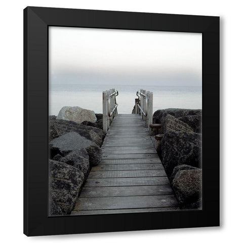 Moving On Black Modern Wood Framed Art Print with Double Matting by Copeland, Gill