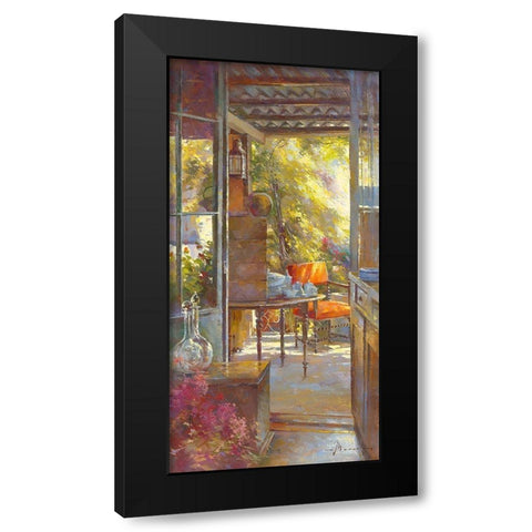 Chez l antiquaire Black Modern Wood Framed Art Print with Double Matting by Messely, Johan