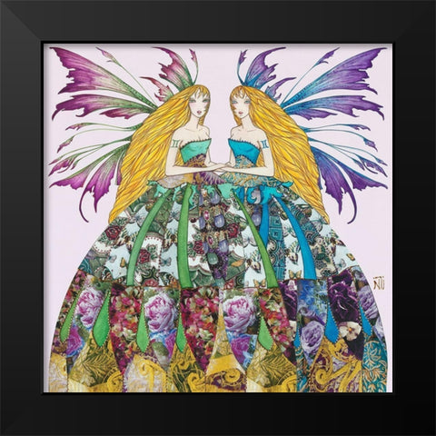 Fee du Gemeau Black Modern Wood Framed Art Print by Johara