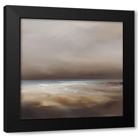 Revival II Black Modern Wood Framed Art Print with Double Matting by Bennett, Paul