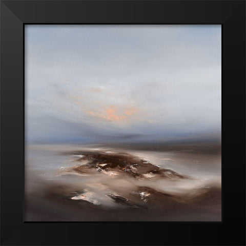 Darkness Descends I Black Modern Wood Framed Art Print by Bennett, Paul