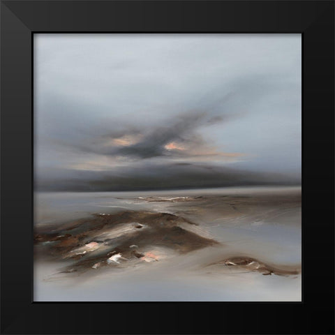 Darkness Descends II Black Modern Wood Framed Art Print by Bennett, Paul