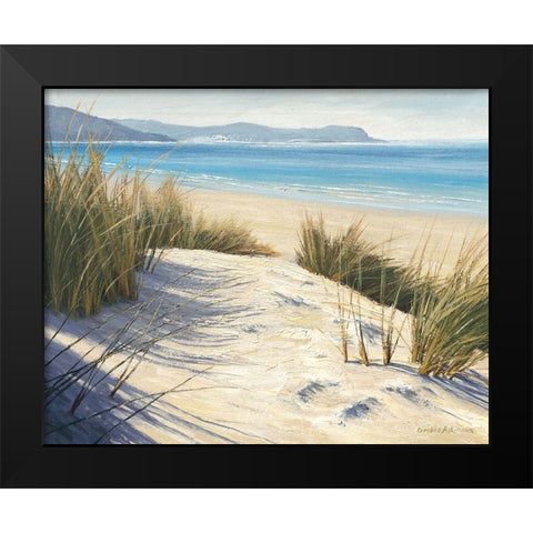 Afternoon Dunes Black Modern Wood Framed Art Print by Atkinson, Caroline