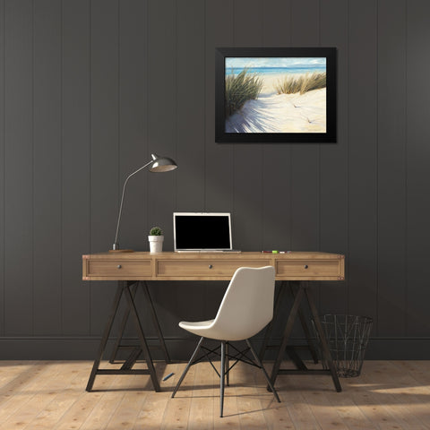 Dune Pathway Black Modern Wood Framed Art Print by Atkinson, Caroline