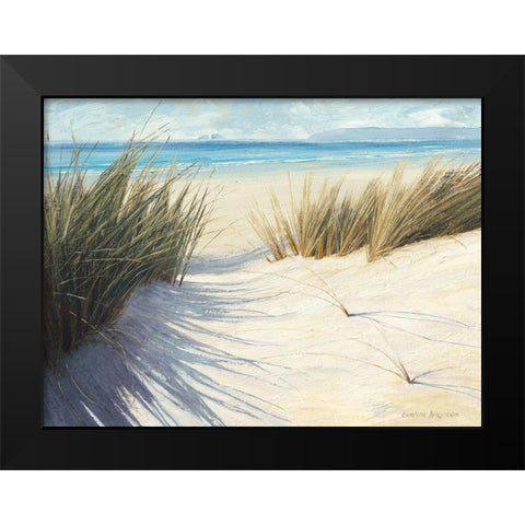 Dune Pathway Black Modern Wood Framed Art Print by Atkinson, Caroline