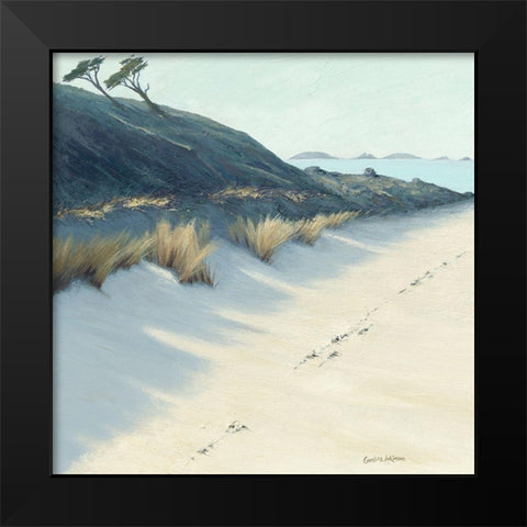 Bay Shadows Black Modern Wood Framed Art Print by Atkinson, Caroline