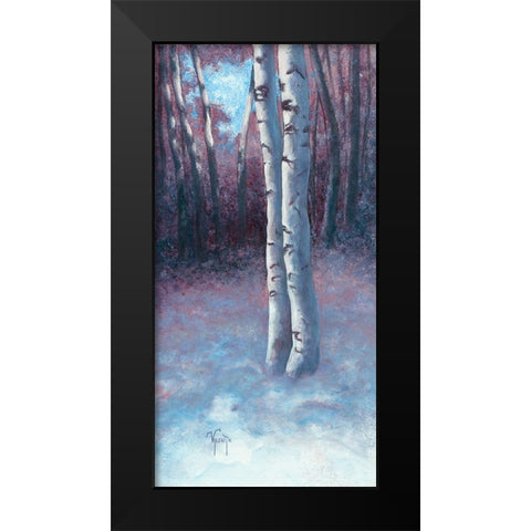 Complicite Black Modern Wood Framed Art Print by VALENTIN