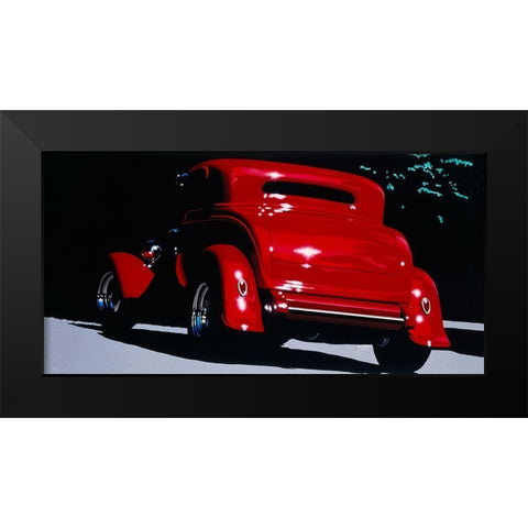 Shadow Black Modern Wood Framed Art Print by Tempier, Guy