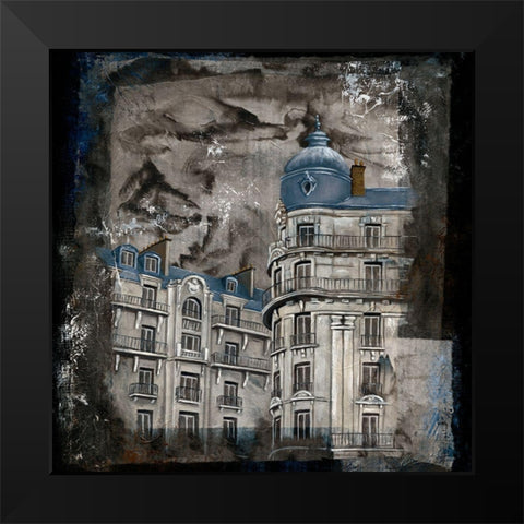 Facade II Black Modern Wood Framed Art Print by Cadoret, Virginie