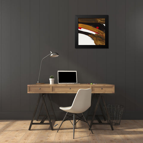 Ohne Titel I Black Modern Wood Framed Art Print by Decker, Regina