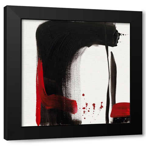 Ohne Titel III Black Modern Wood Framed Art Print by Decker, Regina