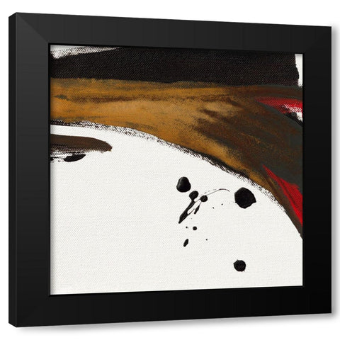 Ohne Titel IV Black Modern Wood Framed Art Print with Double Matting by Decker, Regina