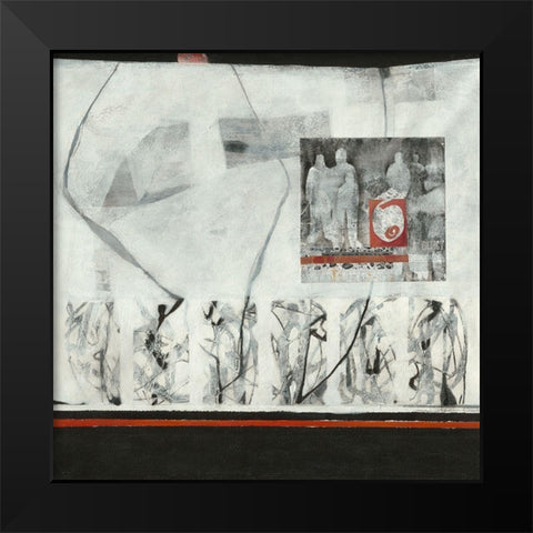 Aufstellung I Black Modern Wood Framed Art Print by Molfenter, Erika