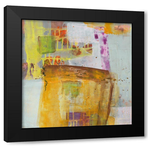 Tumult Black Modern Wood Framed Art Print with Double Matting by Schafer, Jenny
