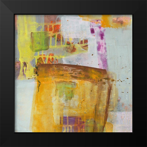 Tumult Black Modern Wood Framed Art Print by Schafer, Jenny