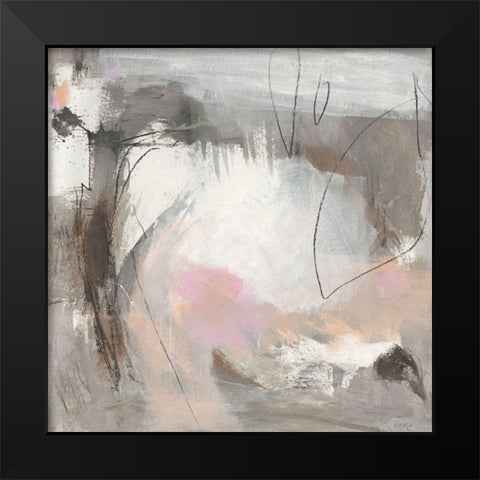 Aufschwung Black Modern Wood Framed Art Print by Schafer, Jenny