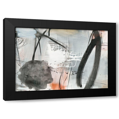 Abgewandelt Black Modern Wood Framed Art Print with Double Matting by Schafer, Jenny