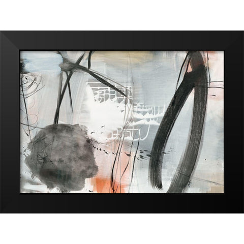 Abgewandelt Black Modern Wood Framed Art Print by Schafer, Jenny