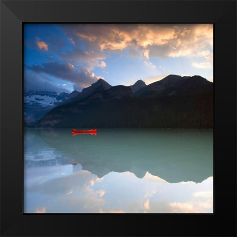 West Alberta - Silence Black Modern Wood Framed Art Print by Brommelhorster, Ulf