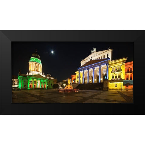 Gendarmenmarkt I Black Modern Wood Framed Art Print by Fischer, Rolf