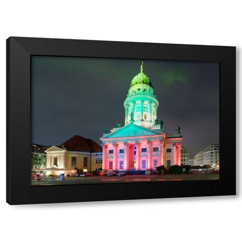 Gendarmenmarkt II Black Modern Wood Framed Art Print by Fischer, Rolf