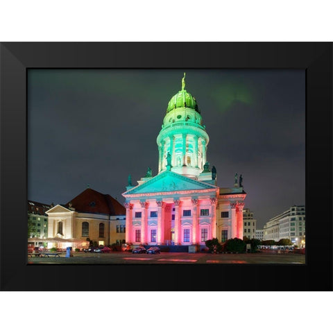 Gendarmenmarkt II Black Modern Wood Framed Art Print by Fischer, Rolf
