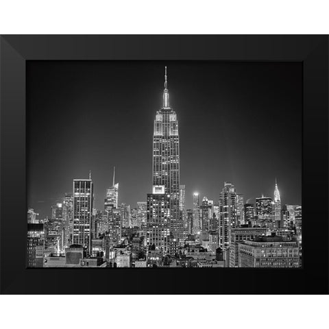 230 5th Avenue Black Modern Wood Framed Art Print by Terrible, Aurelien